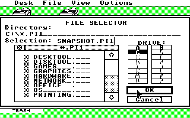 Megasnap atari screenshot